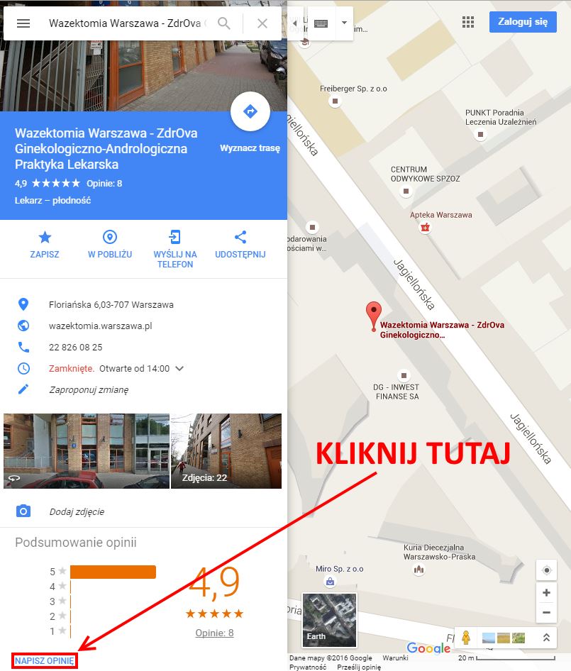 Wazektomia zdrowa google_opinia